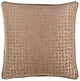 Surya Tambi Light Beige Pillow Shell With Polyester Insert 18"H X 18"W