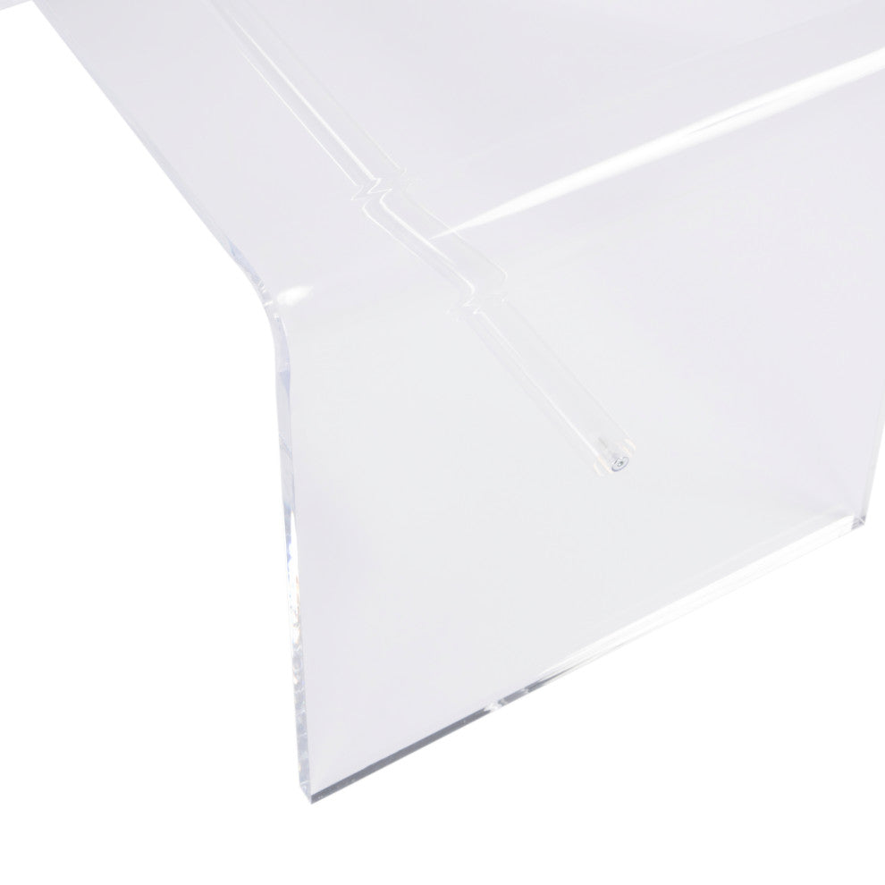 Corsica 32" W Rectangular Acrylic Coffee Table