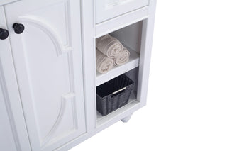 Laviva 313613-36W-MW 36" White Vanity + Matte White VIVA Stone Solid Surface To