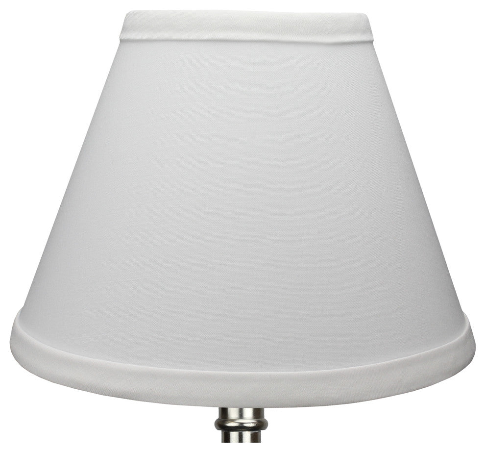 Fenchel Shades, 4"x8"x6" Bulb Clip Attachment Empire Lamp Shade, Linen