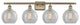 Innovations Lighting 516-4W-AB-G125-8 Athens 4 Light 36" Bath Vanity Light