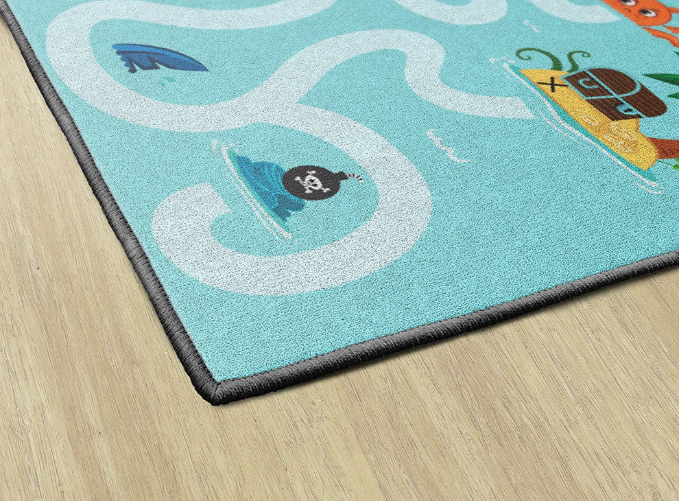 Flagship Carpets CE487-22W 4x6 Pirate Maze Rug