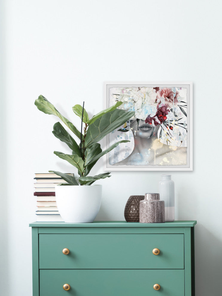 "Pretty and Classy" Framed Painting Print, 12x12