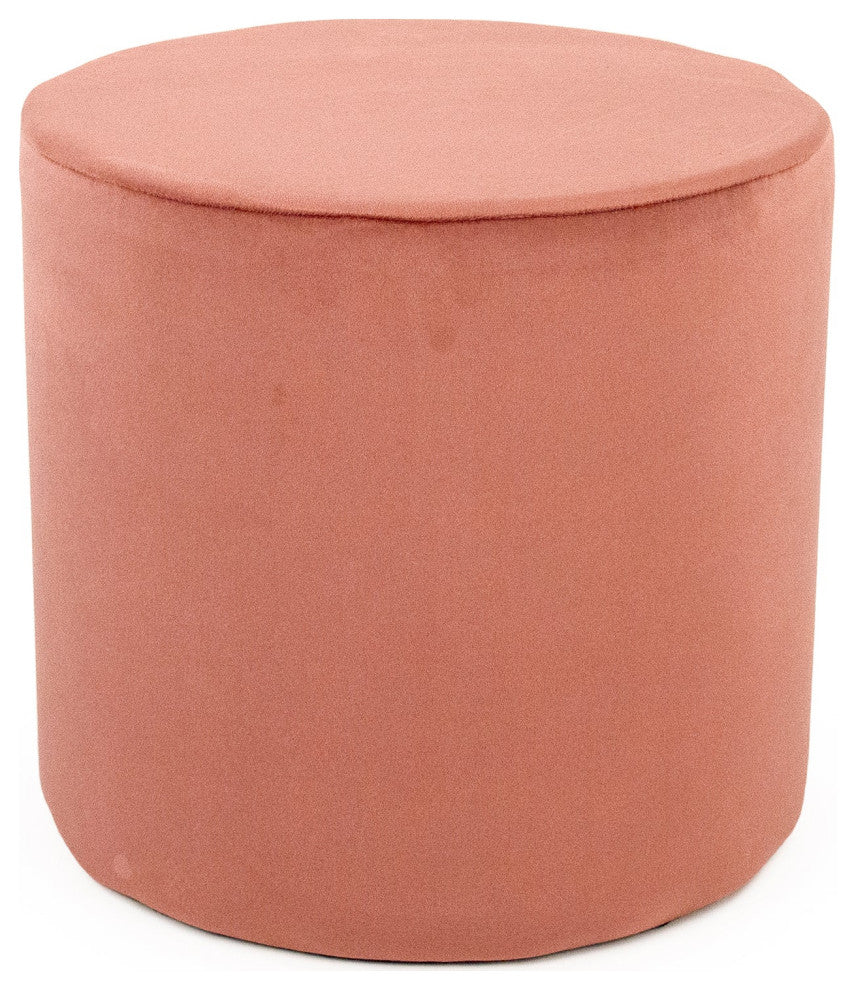 Mauve Rose Velvet Stool