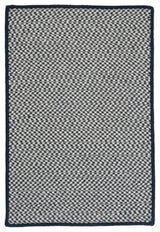 Outdoor Houndstooth Tweed OT59 Navy Indoor/Outdoor Area, Rectangular 12'x15'