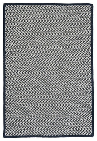 Outdoor Houndstooth Tweed OT59 Navy Indoor/Outdoor Area, Rectangular 12'x15'