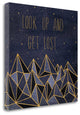 "Written In The Stars II" By Laura Marshall, Giclee Print on Gallery Wrap Canvas
