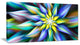 Dancing Multi Color Flower Petals, Floral Canvas Art Print, 40x20