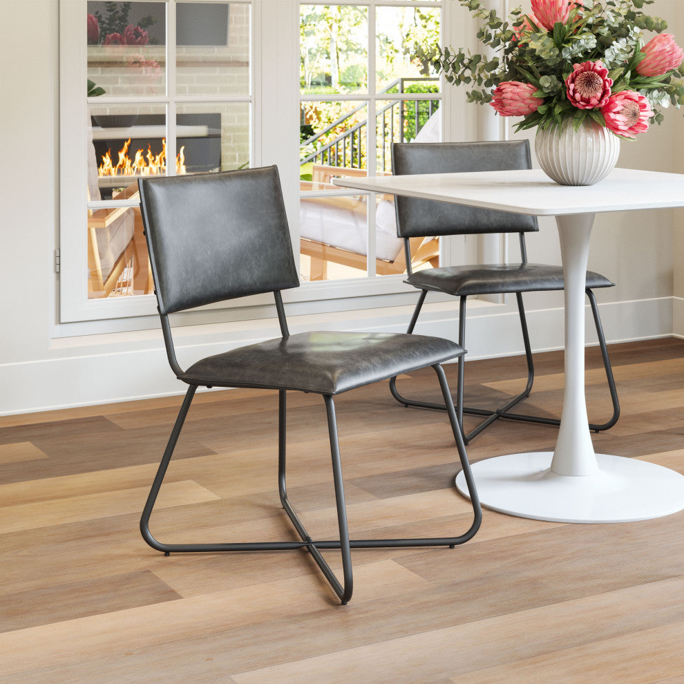Grantham Dining Chair, Set of 2 Vintage Gray
