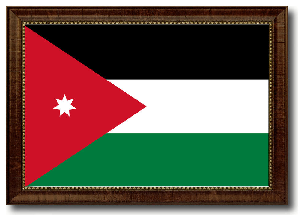 Jordan Country Flag Canvas Print, 27"x39"