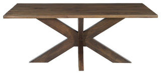 Ethan 7-piece Live Edge Solid Wood Dining Set, Beige