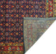 Fine Vintage Distressed Orlan Navy/Red Runner, 5'0x10'8