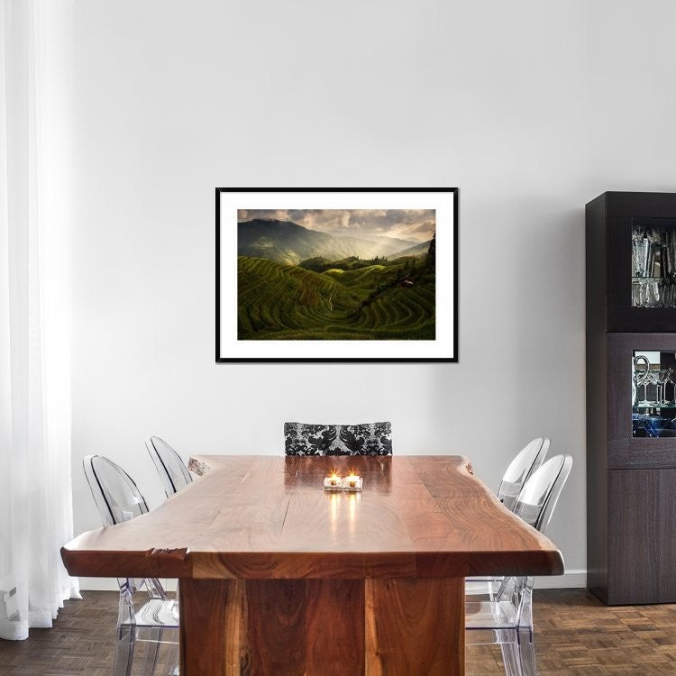 "A Tuscan Feel In China" Framed Digital Print by Max Witjes, 44x32"
