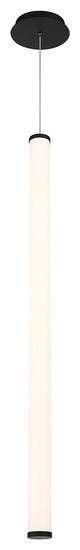 Flare 45" LED Linear Pendant 3000K, Black