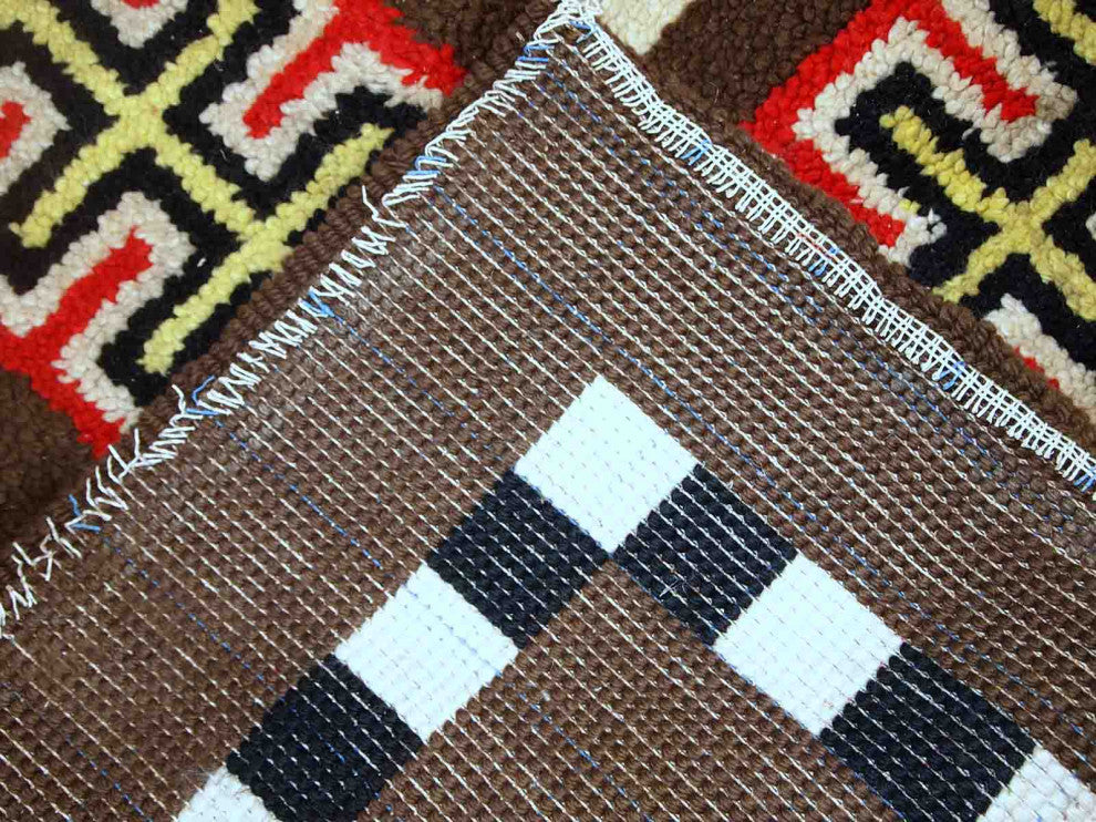 Handmade Vintage French Modern Rug, 5.9'x10.5', 180cmx322cm 1960s