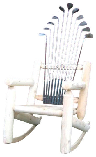 Golf Club Log Rocker