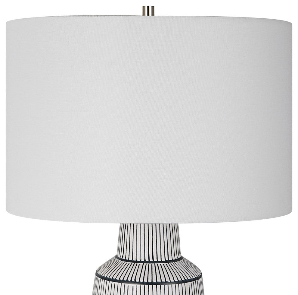 Uttermost Breton Table Lamp 30059-1, Nautical Stripe