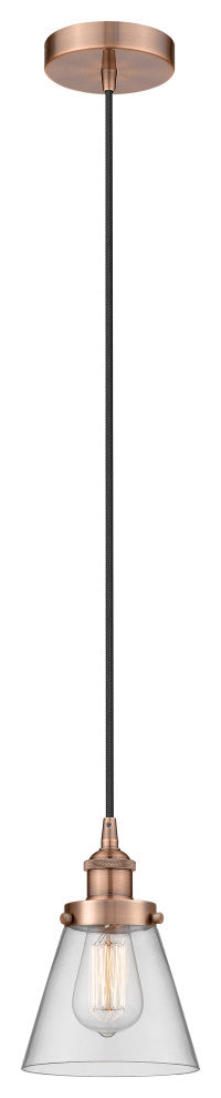 Innovations 616-1PH-AC-G62-LED 1-Light Mini Pendant, Antique Copper