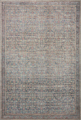 Loloi II Adrian Denim / Multi 2'-6" x 9'-6" Runner Rug