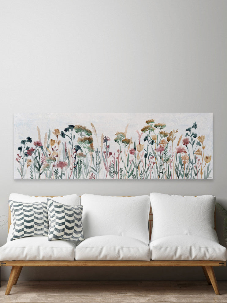 "Pretty Wildflowers" Painting Print on Wrapped Canvas