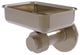 Mercury Wall Mounted Soap Dish with Groovy Accents, Antique Pewter