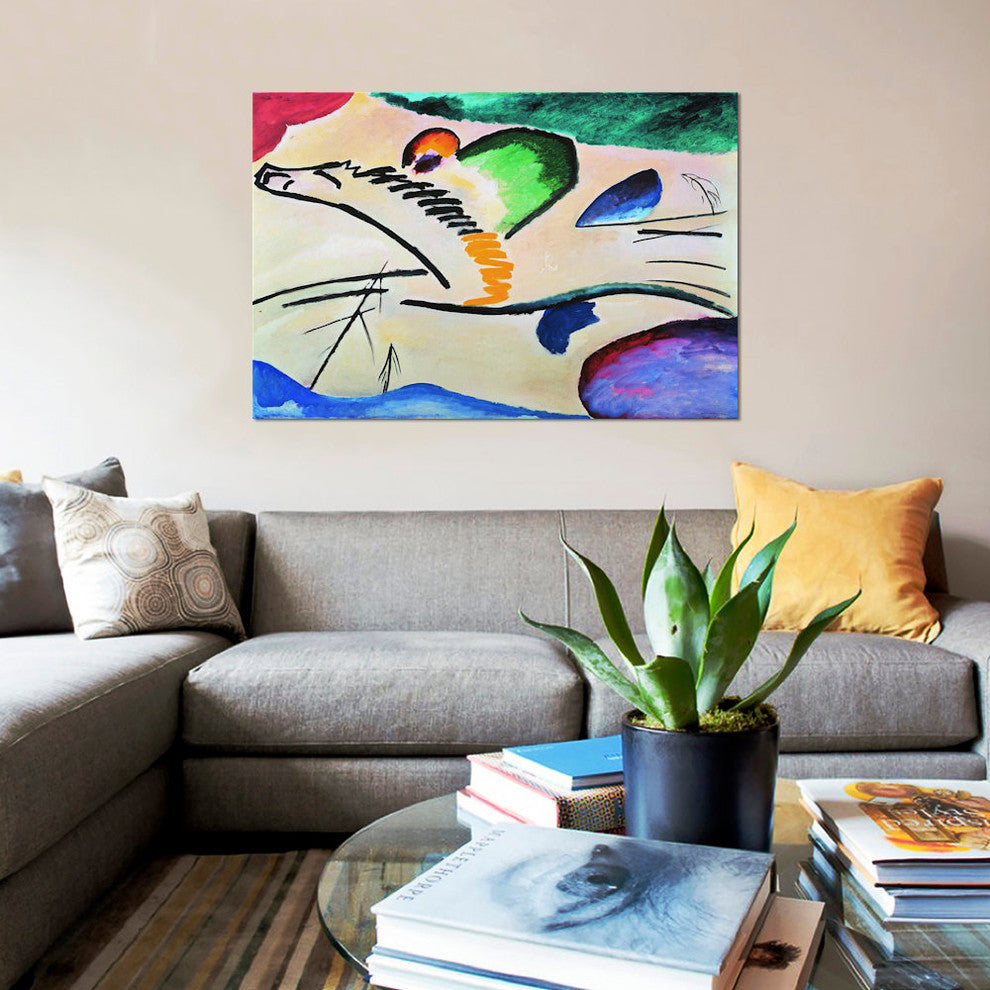 "Lyrically (Lyrisches)" by Wassily Kandinsky, Canvas Print, 18x12"