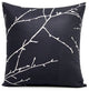 18"x18" Charcoal Gray Branches Decorative Pillow Cover, 12"x20"