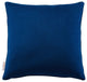 Accent Throw Pillow, Velvet, Blue Navy, Modern, Living Lounge Hotel Hospitality
