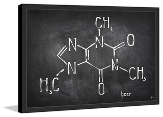 "Chemical Beer" Framed Painting Print, 24"x16"