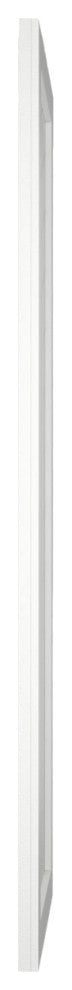 12"W True Fit PVC Single Panel Chevron Modern Style, Hailstorm Gray, 69"H