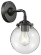 Beacon 1-Light LED Sconce, Oil Rubbed Bronze, Glass: Clear