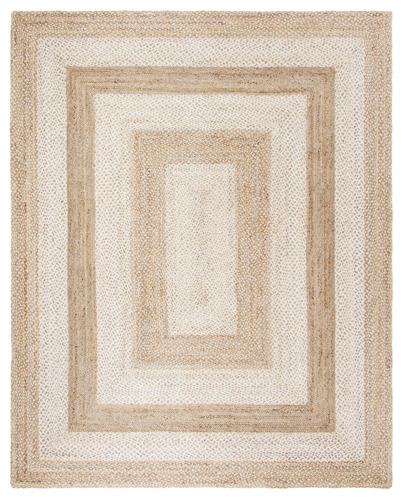 Safavieh Natural Fiber Collection NF884 Rug, Grey/Ivory, 8' X 10'