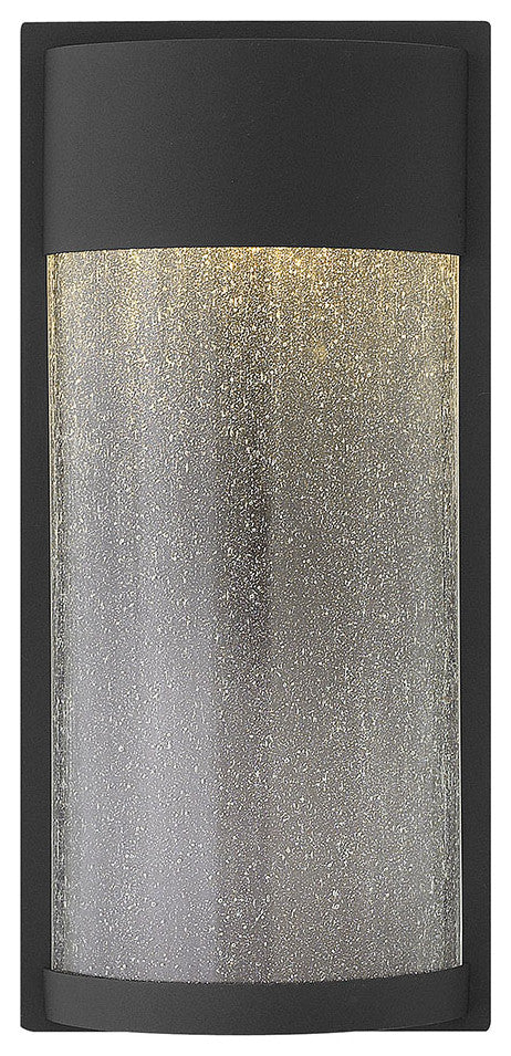 Hinkley Shelter Medium Wall Mount Lantern, Black