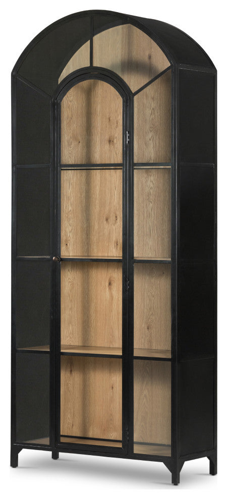 Belmont Cabinet Oak-Black