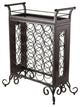 Silvano 25-Bottle Wine Rack, Removable Tray, Antique Bronze