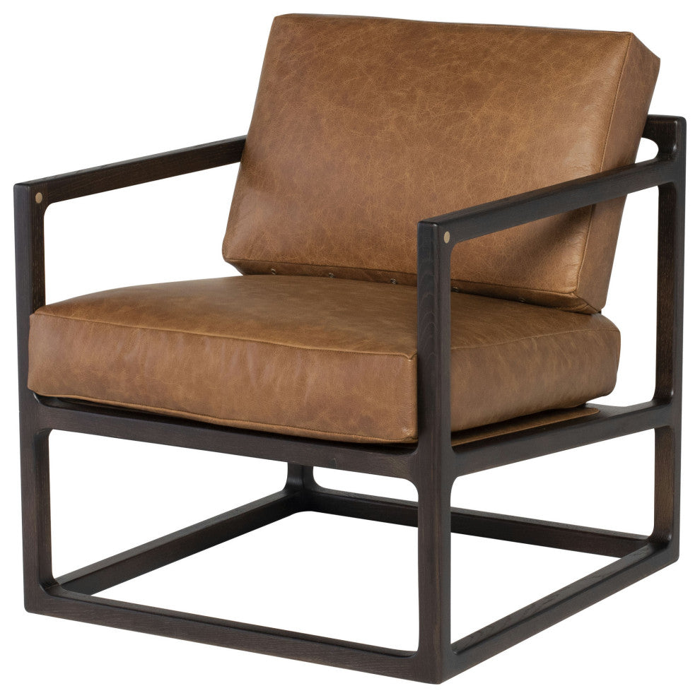 Lian Desert Leather Occasional Chair