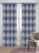 Jacquard Metro Drapery Curtain Panels, Blue, 50"x63", Set of 2