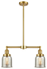 Bell Island Light, Satin Gold, Silver Plated Mercury