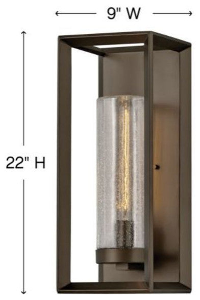 Hinkley Lighting 29309 Rhodes 22" Tall Open Air Outdoor Wall - Warm Bronze