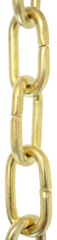 RCH Hardware Brass Standard Link Chandelier Chain, 3', Acid Dipped, U47