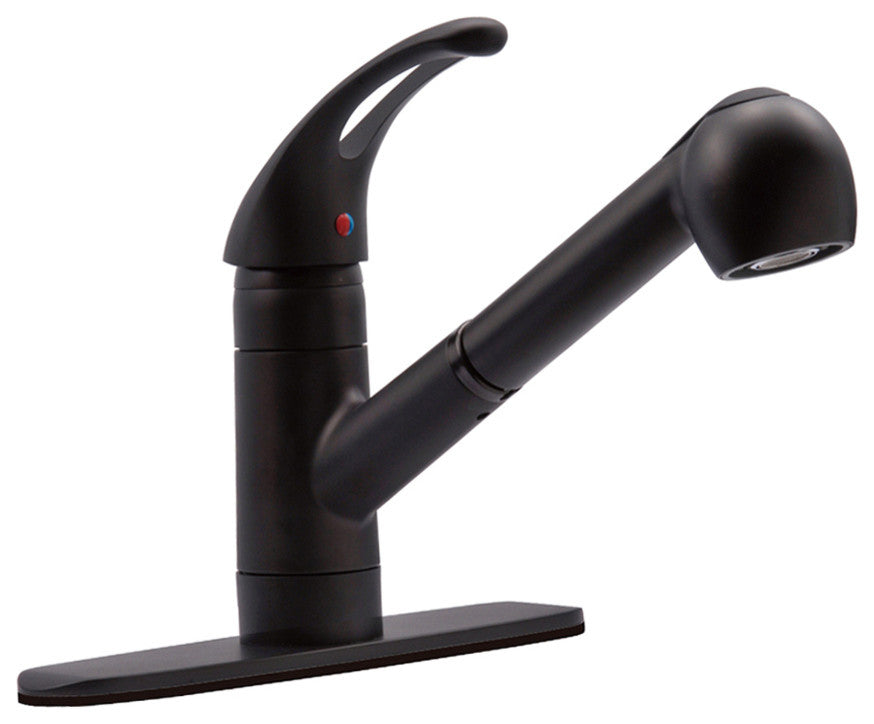 Gourmetier Single Handle Pull-Out Spray Kitchen Faucet Gs885Nclsp