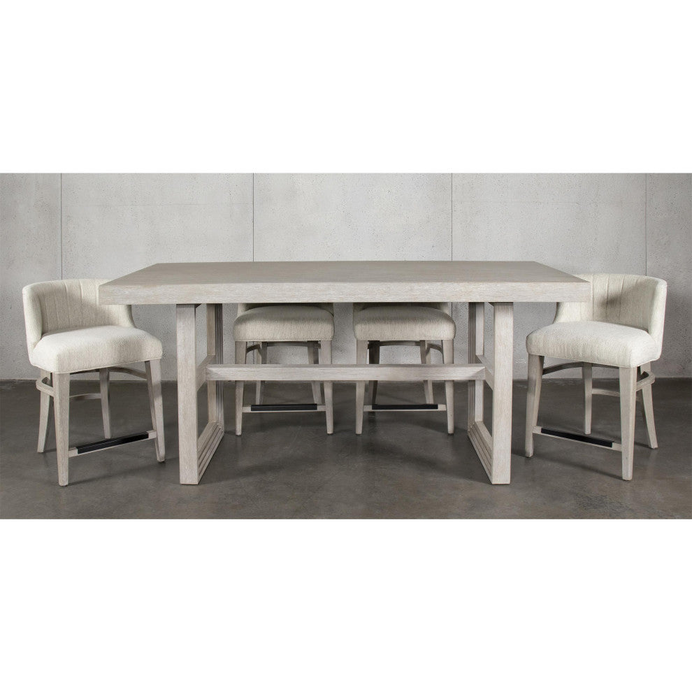 Riverside Furniture Cascade Upholstered Curved Back Counter Stool, Set of 2