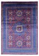 5' 8" X 8' 1" Mamluk Geometric Hand Knotted Wool Rug - Q12257