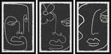Future Beauties Triptych, Set of 3, 8x12 Panels