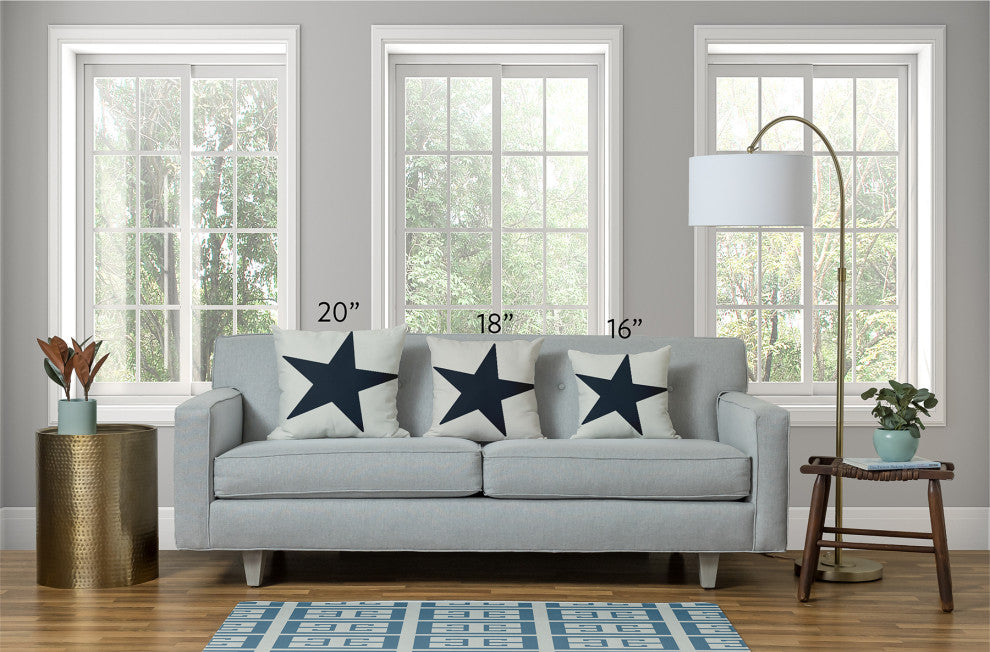 26x26" Fish Chips Nautical Decorative Indoor Pillow, Taupe