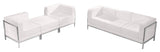 Imagination Series Melrose White LeatherSoft Sofa & Lounge Chair Set, 4 Pieces