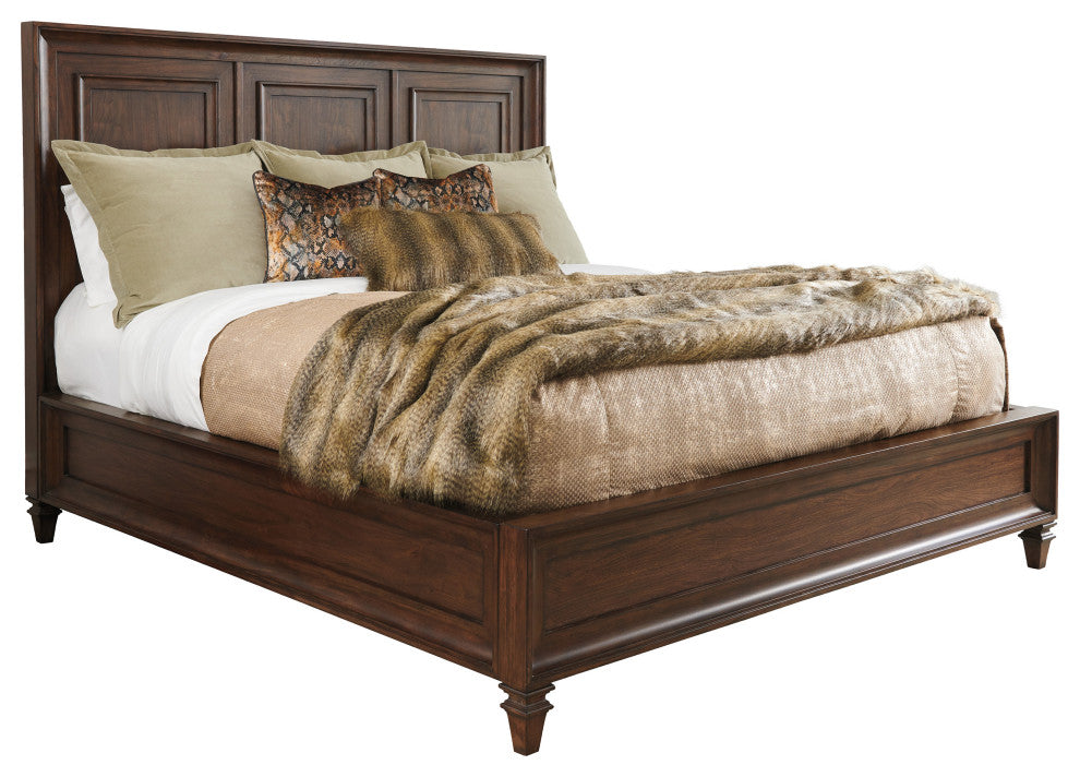 Walnut Creek Wood Panel Bed 6/6 King