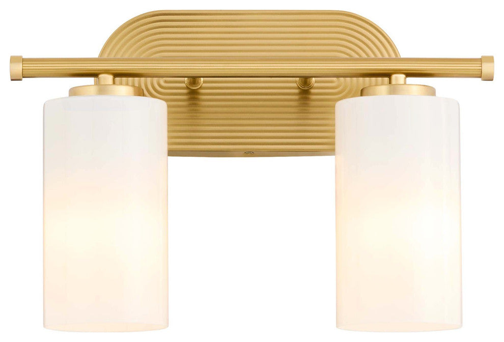 Quorum International 5228-2 Belinder 2 Light 15"W Vanity Light - Matte Black