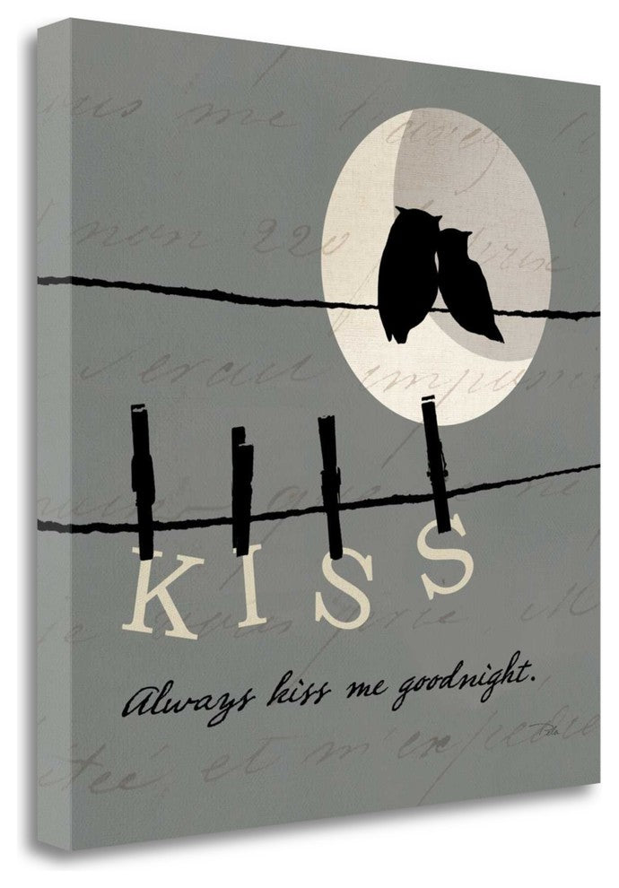 "Moon Lovers II" By Pela Err, Giclee Print on Gallery Wrap Canvas, Ready to Hang