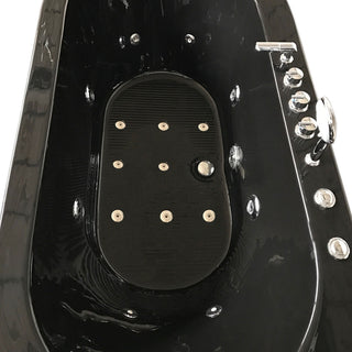 Whirlpool Freestanding Bathtub black hot tub - Cancun